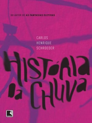 cover image of História da chuva